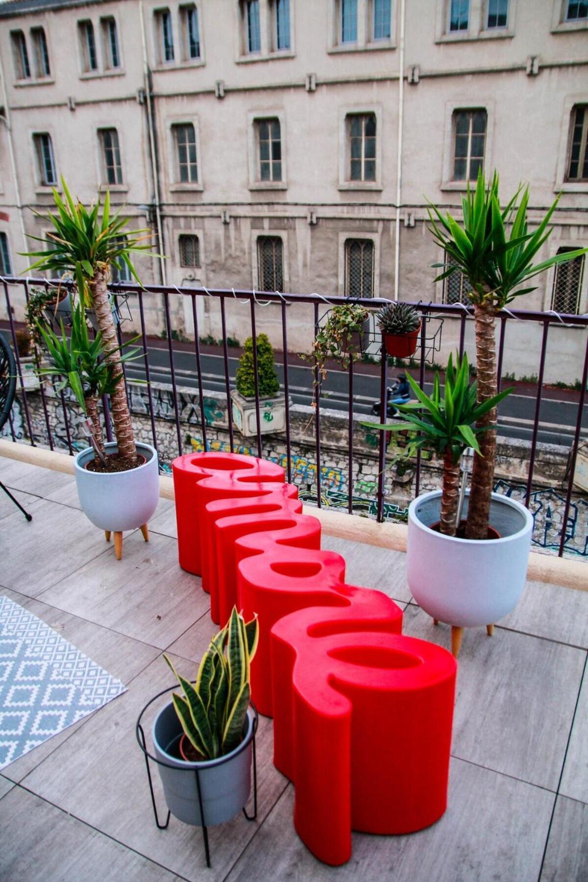 L'Amoureux - Terrasse Et Climatisation Coeur De Ville モンペリエ エクステリア 写真
